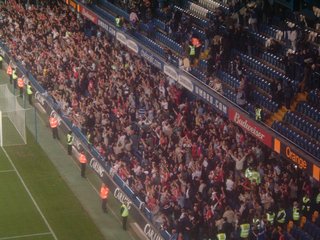 fans charlton chelsea hooligans chanting