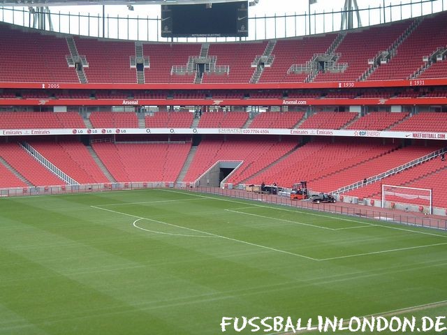 Emirates - Gästebereich (Away Sector) im Unterrang - Arsenal FC - fussballinlondon.de