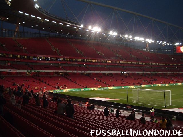 Emirates - West Stand - Arsenal FC - fussballinlondon.de