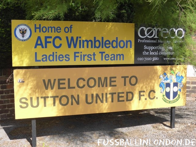 Gander Green Lane -  - Sutton United - fussballinlondon.de