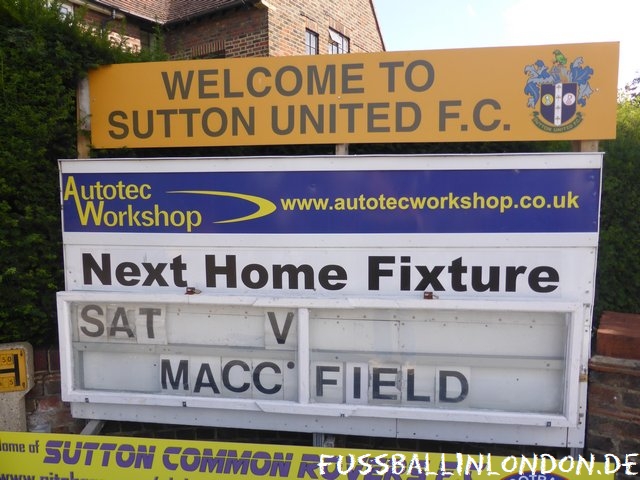 Gander Green Lane -  - Sutton United - fussballinlondon.de