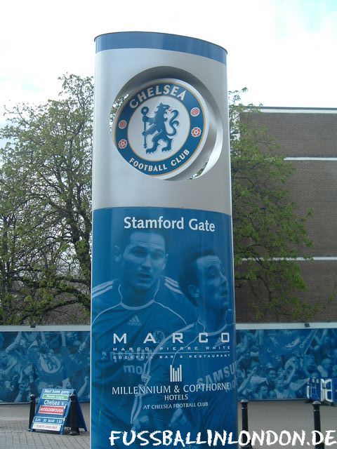 Stamford Bridge - Das Stamford Gate - Chelsea FC - fussballinlondon.de