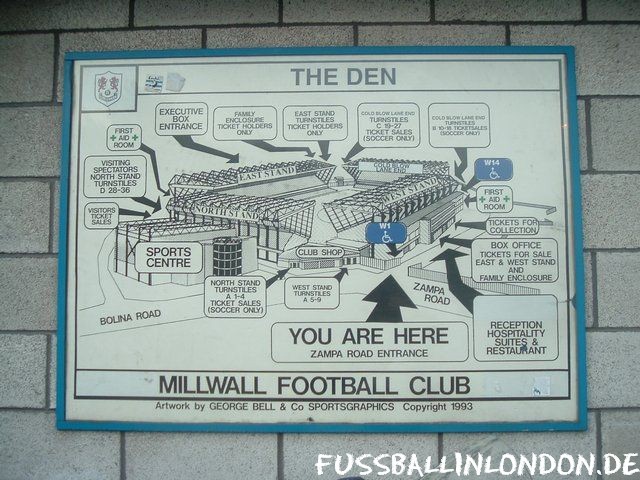 The Den -  - Millwall FC - fussballinlondon.de