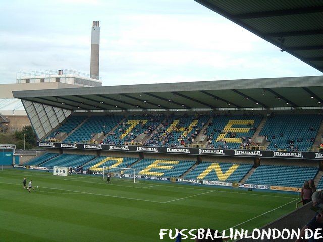 The Den - Cold Blow Lane End - Millwall FC - fussballinlondon.de