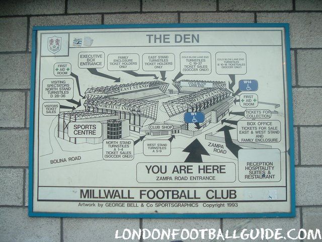 The Den -  - Millwall FC - londonfootballguide.com