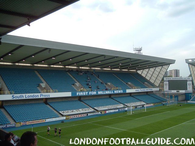 The Den - Away Sector - Millwall FC - londonfootballguide.com